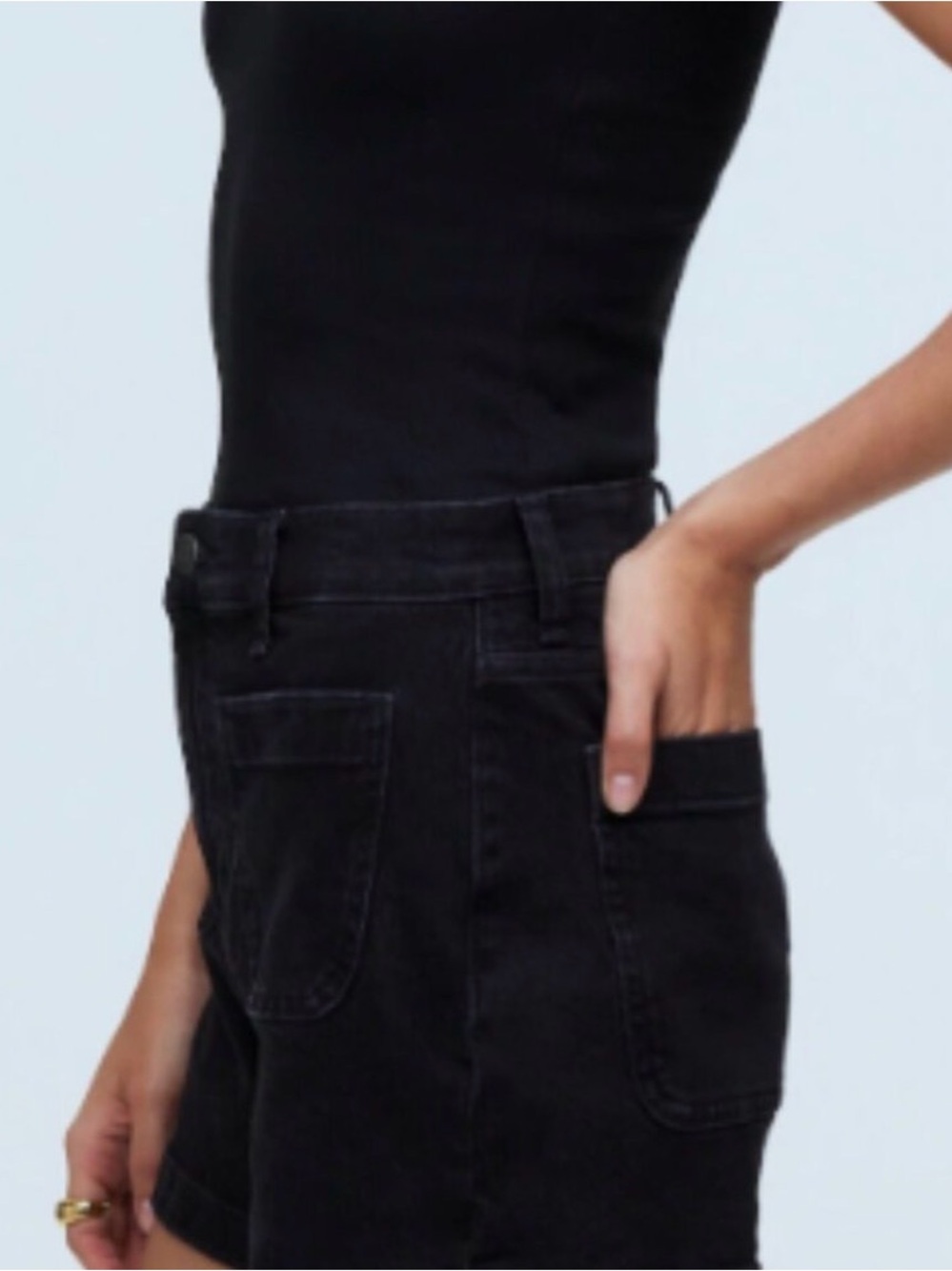 Madewell Black High-Rise Women’s Jeans Shorts